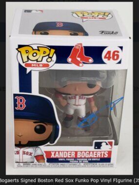 Xander Bogaerts signed Funko Pop! Vinyl: MLB Boston Red Sox #46 w/JSA COA